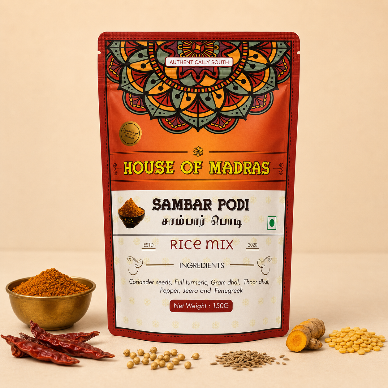 Sambar Podi - House of Madras